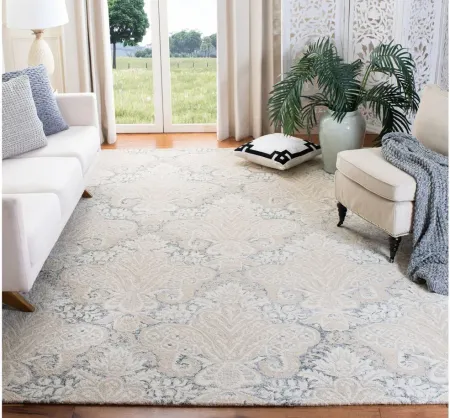 Nyneave Area Rug in Charcoal & Ivory by Safavieh