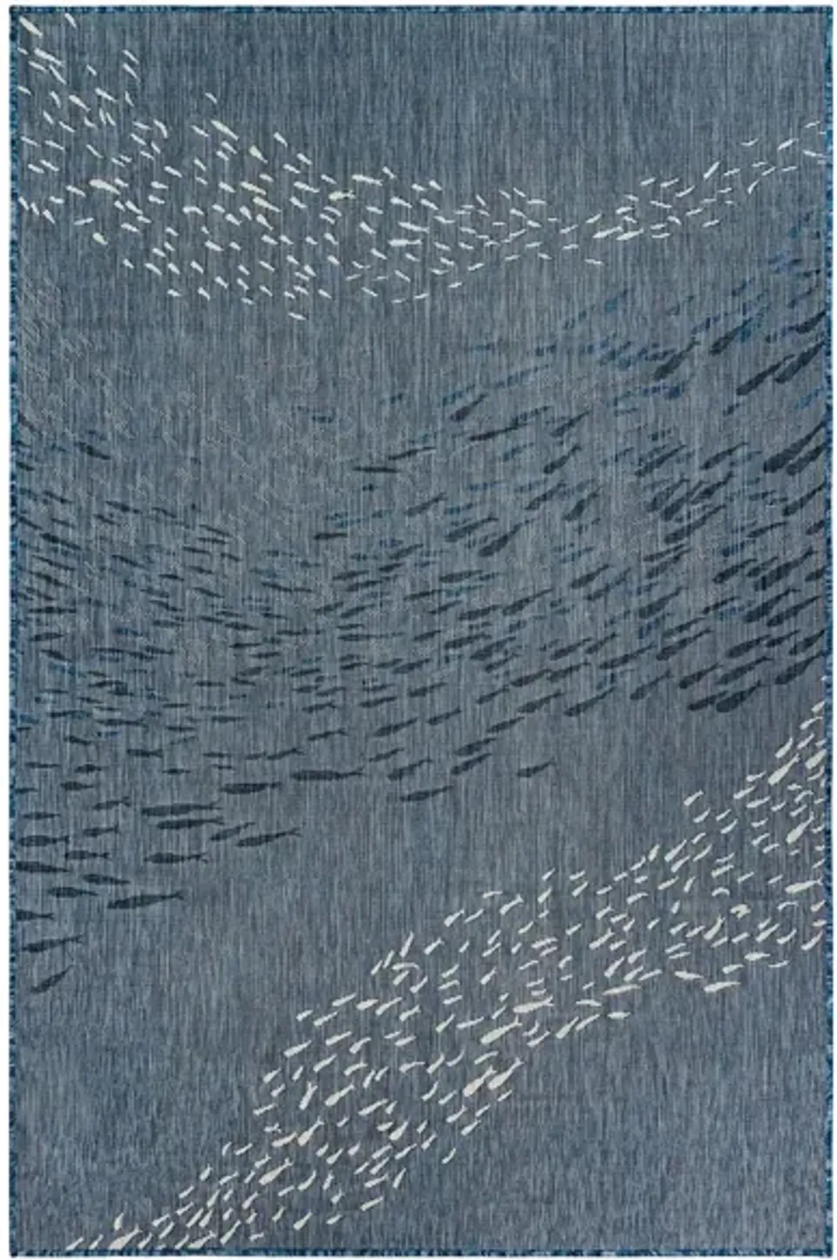 Carmel School Of Fish Rug in Navy by Trans-Ocean Import Co Inc