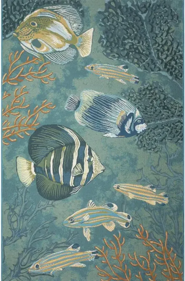 Marina Fish Indoor/Outdoor Area Rug