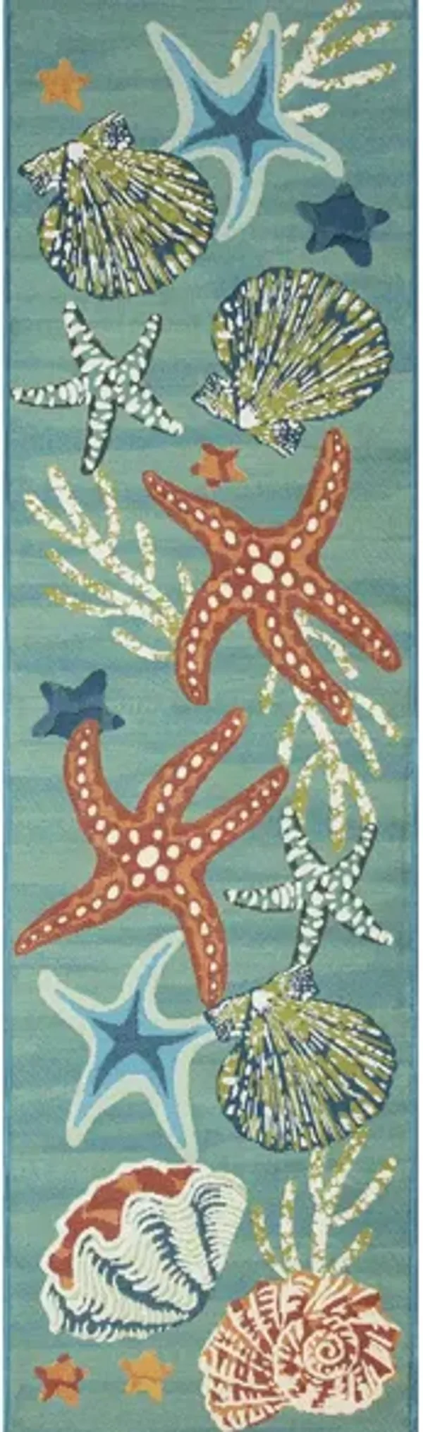Marina Starfish Song Indoor/Outdoor Area Rug