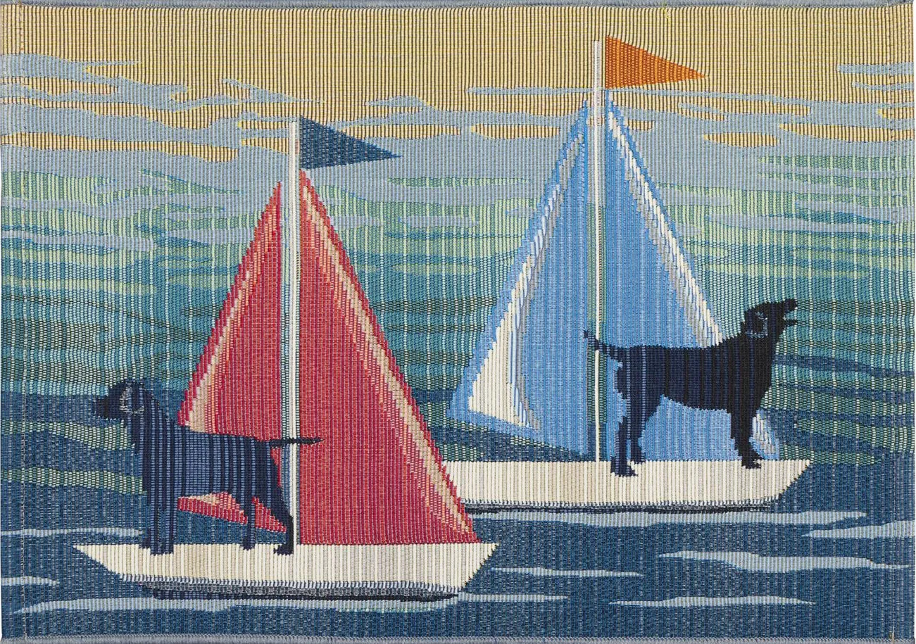 Esencia See Spot Sail Mat in Blue by Trans-Ocean Import Co Inc