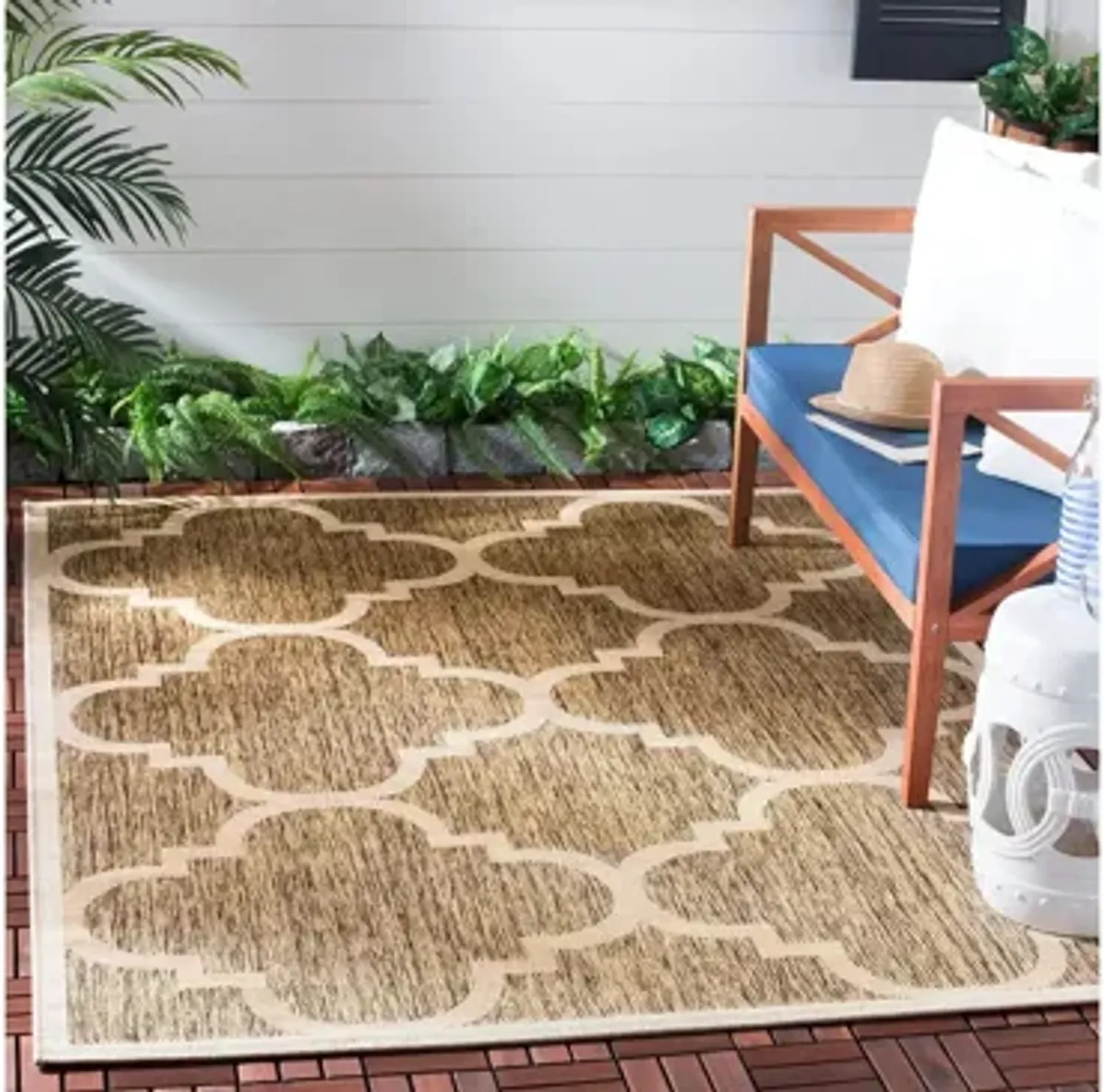 Courtyard Morocco Indoor/Outdoor Area Rug