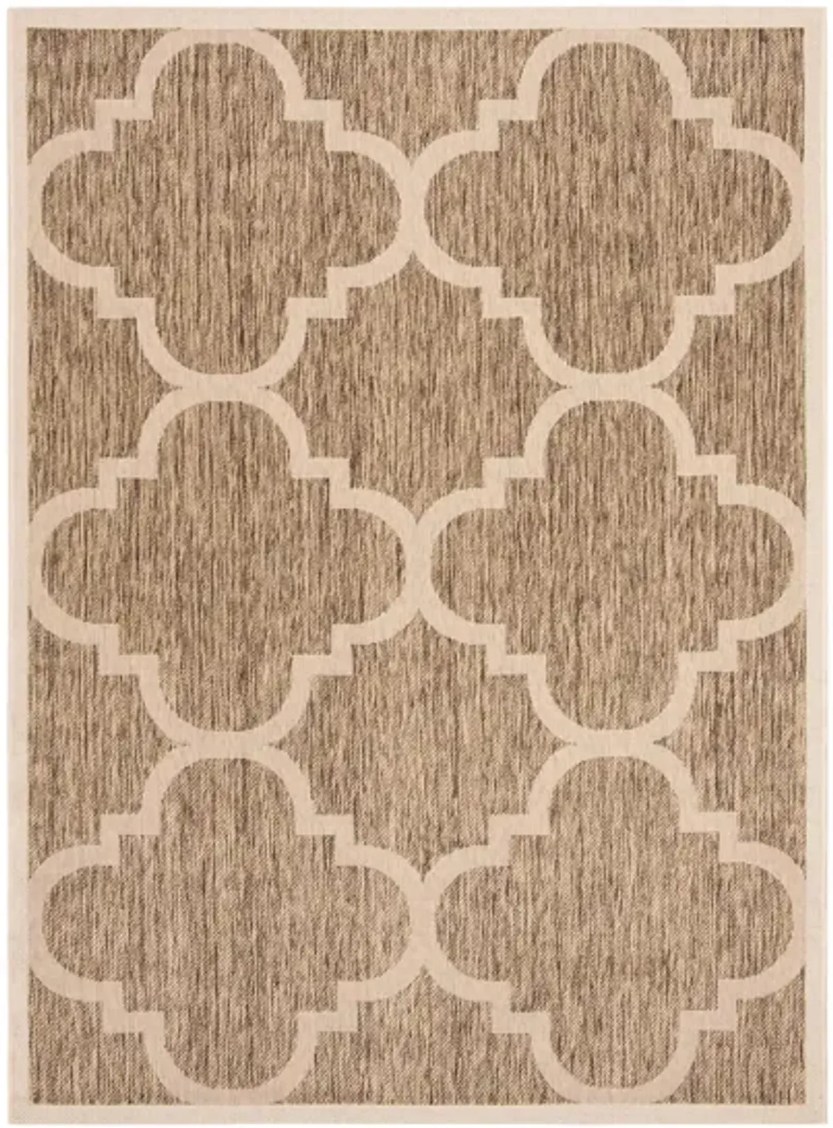 Courtyard Morocco Indoor/Outdoor Area Rug in Brown by Safavieh