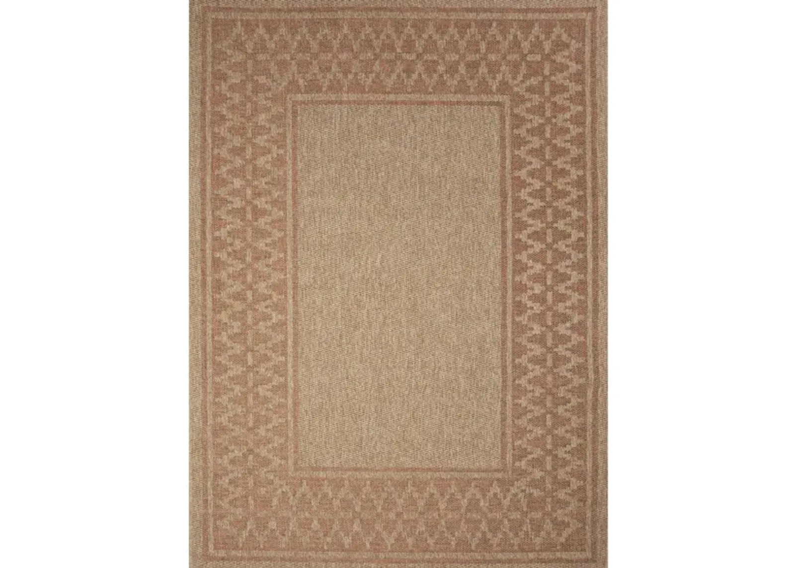 Sahara Indoor/Outdoor Rug in Terracotta by Trans-Ocean Import Co Inc