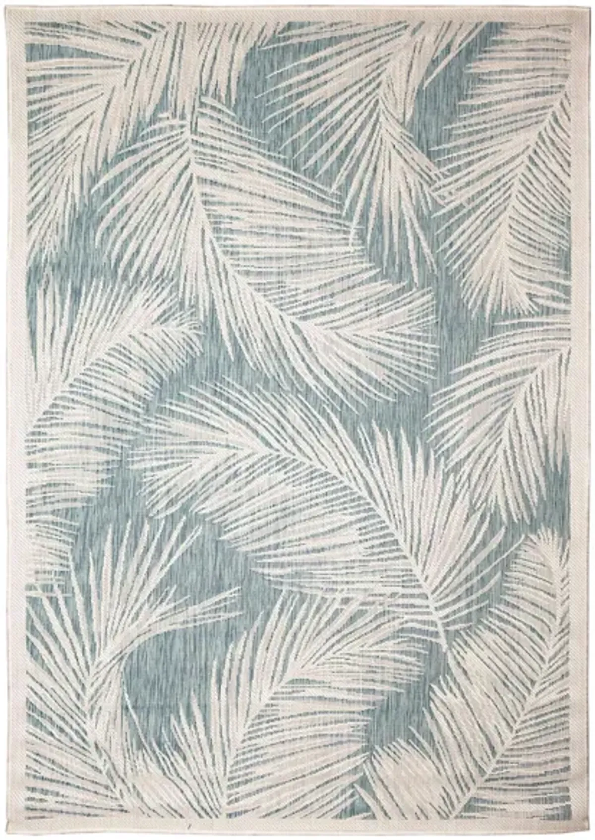 Carmel Fronds Rug in Aqua by Trans-Ocean Import Co Inc