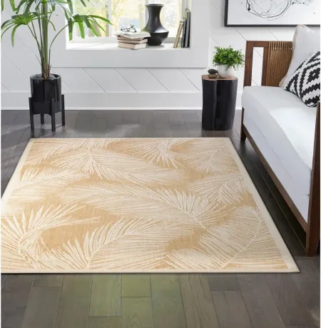 Carmel Fronds Rug in Sand by Trans-Ocean Import Co Inc
