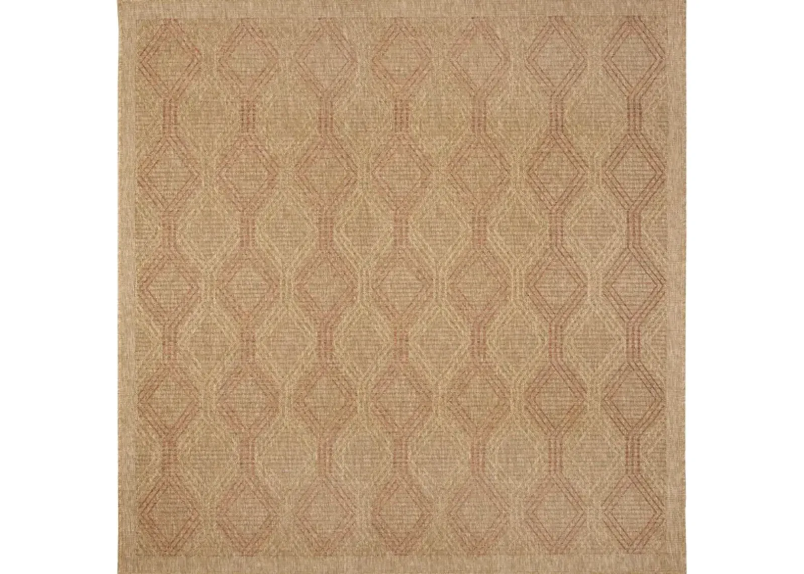 Sahara Indoor/Outdoor Rug in Terracotta by Trans-Ocean Import Co Inc