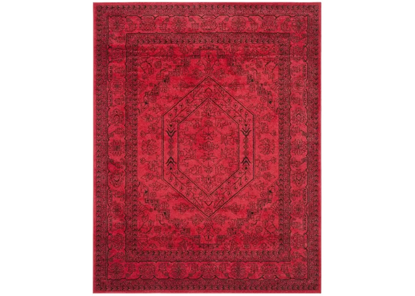 Adirondack Area Rug in Red/Black by Safavieh