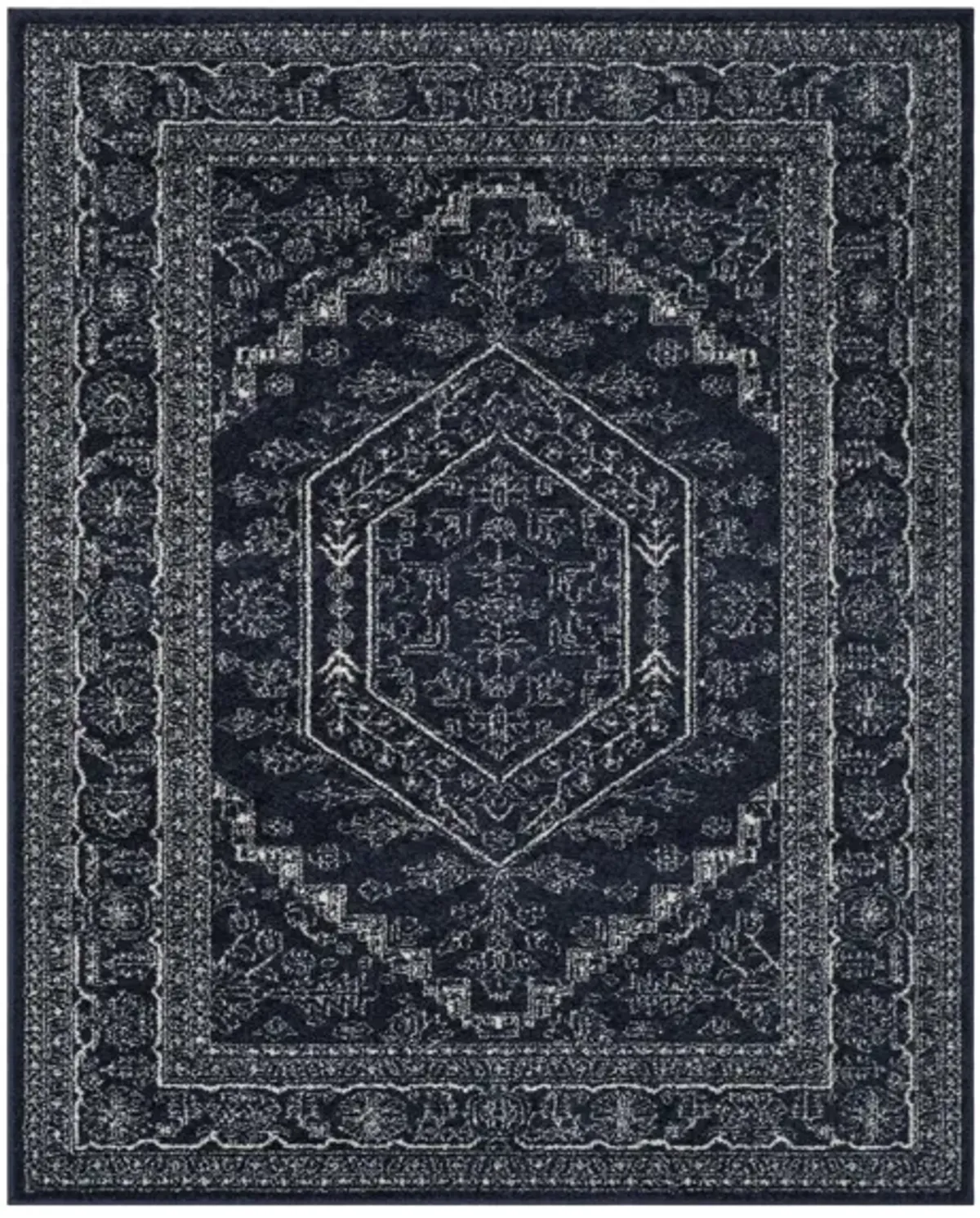 Adirondack Area Rug in Navy/Ivory by Safavieh