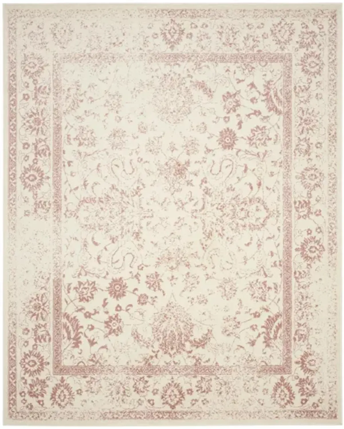 Adirondack Area Rug in Ivory/Rose by Safavieh