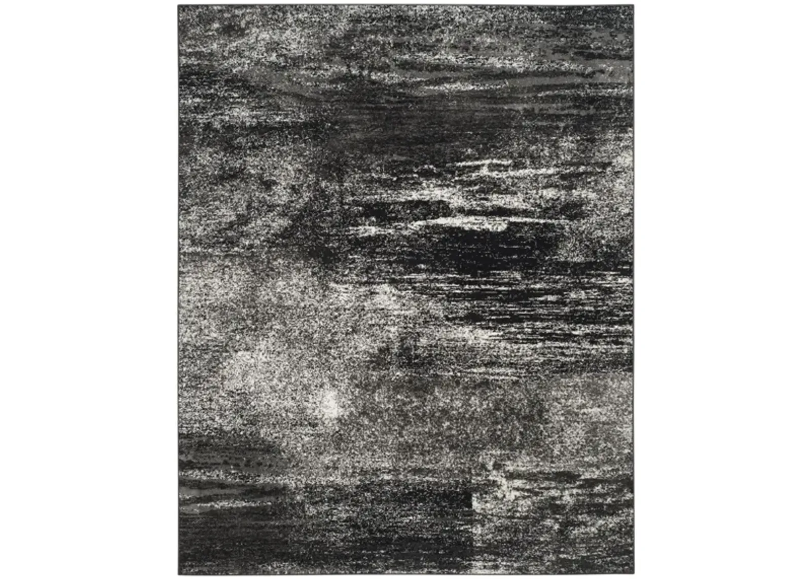 Adirondack Area Rug in Silver/Black by Safavieh