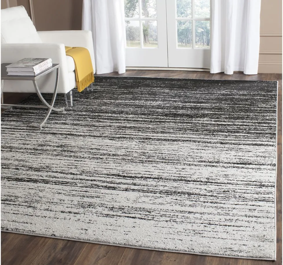 Adirondack Area Rug in Silver/Black by Safavieh