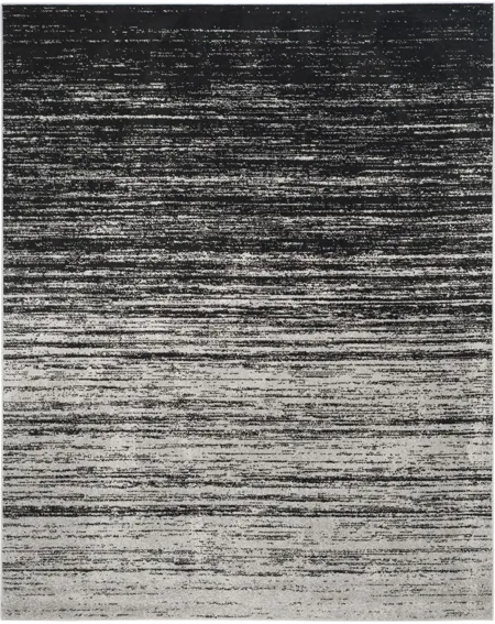 Adirondack Area Rug in Silver/Black by Safavieh