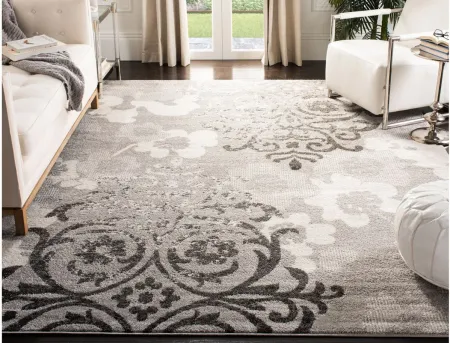 Adirondack Area Rug in Silver/Ivory by Safavieh