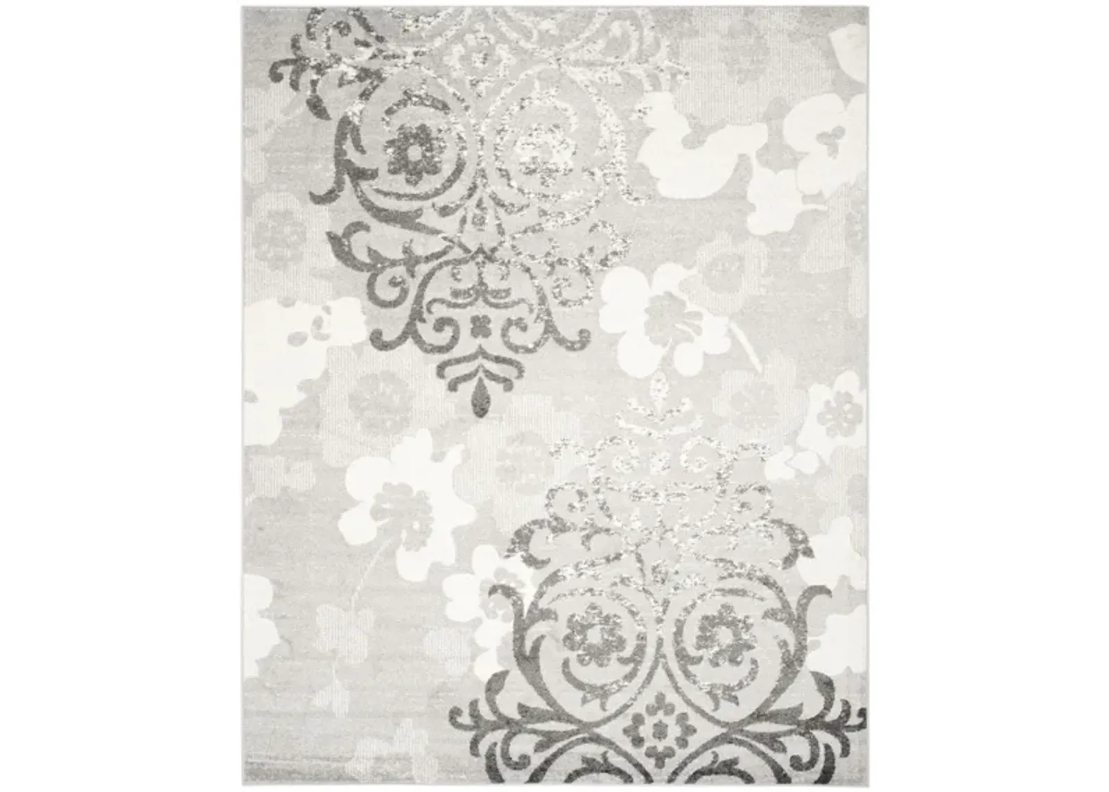 Adirondack Area Rug in Silver/Ivory by Safavieh