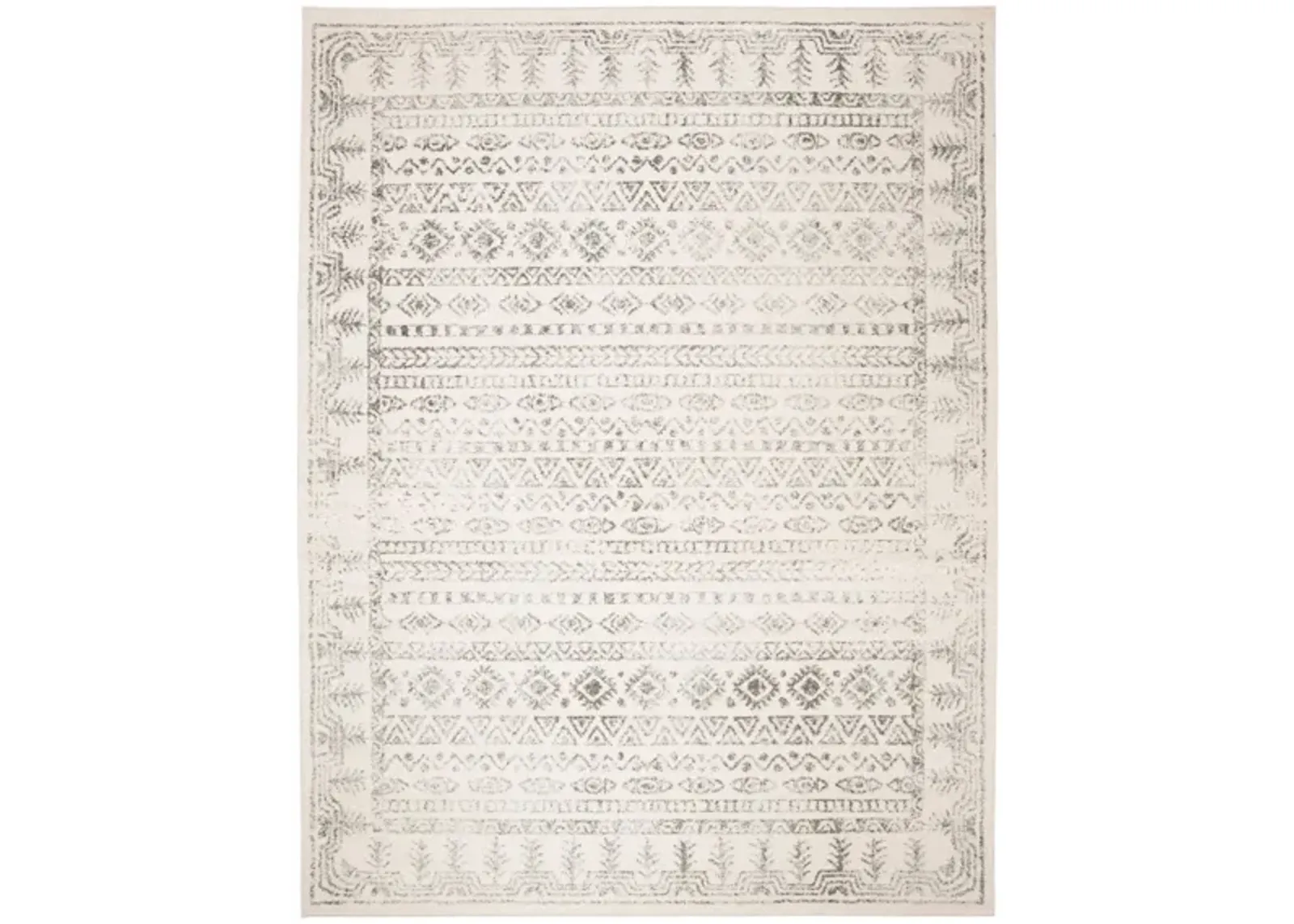 Tulum Area Rug in Ivory/Gray by Safavieh