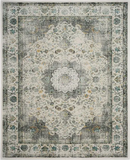 Evoke Area Rug in Gray/Gold by Safavieh