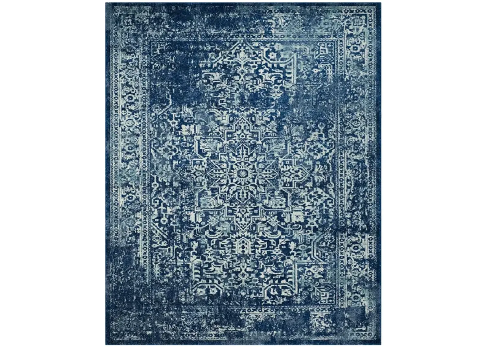 Evoke Area Rug in Navy/Ivory by Safavieh