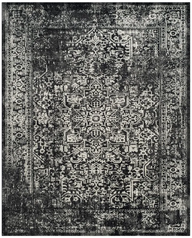 Evoke Area Rug in Black/Gray by Safavieh