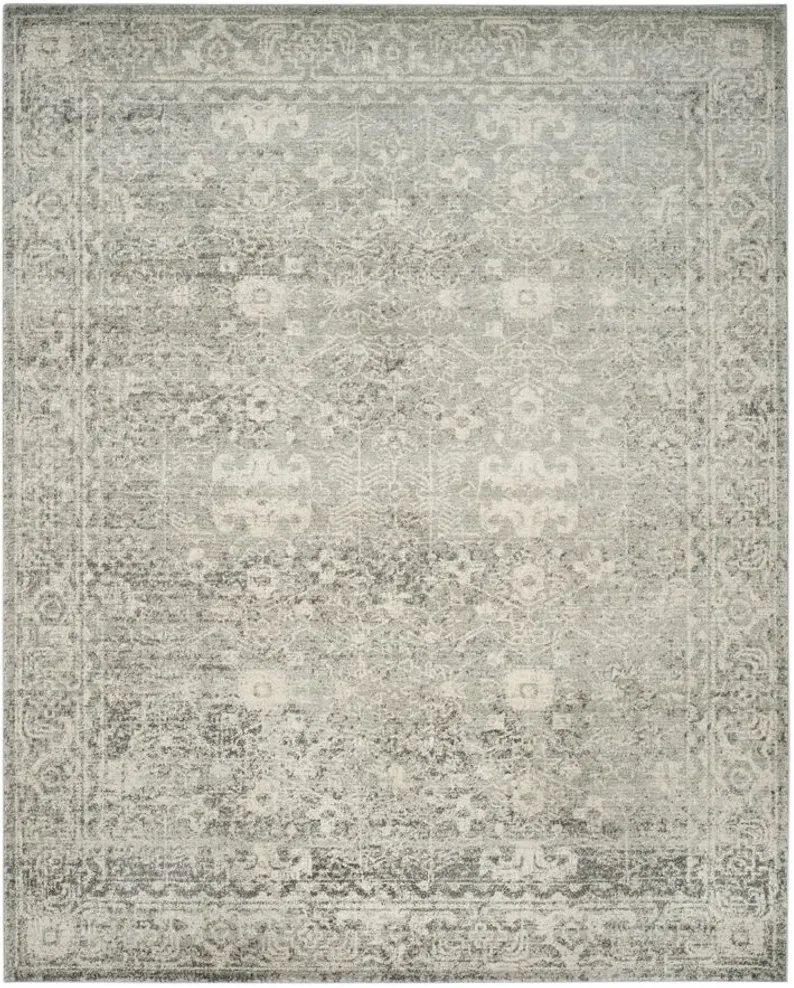 Evoke Area Rug in Silver/Ivory by Safavieh