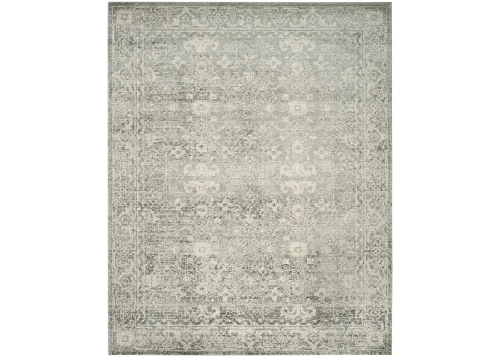 Evoke Area Rug in Silver/Ivory by Safavieh