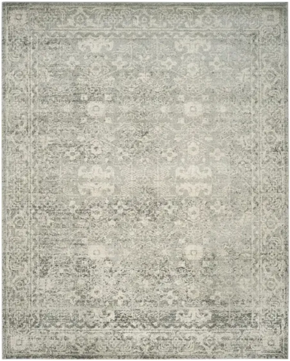 Evoke Area Rug in Silver/Ivory by Safavieh