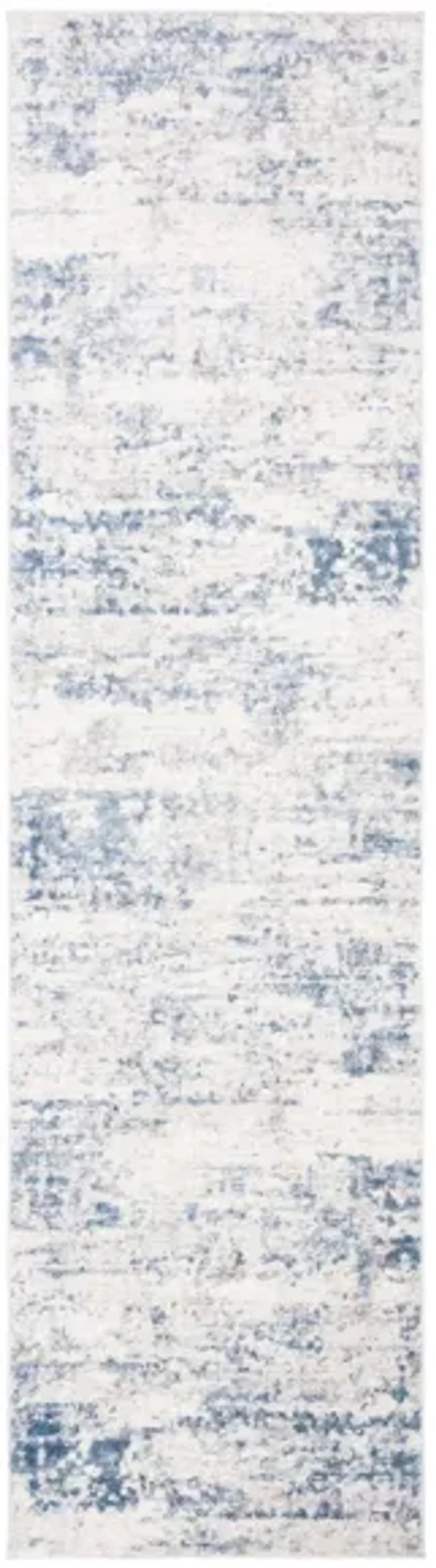 Amelia Runner Rug in Ivory / Blue by Safavieh