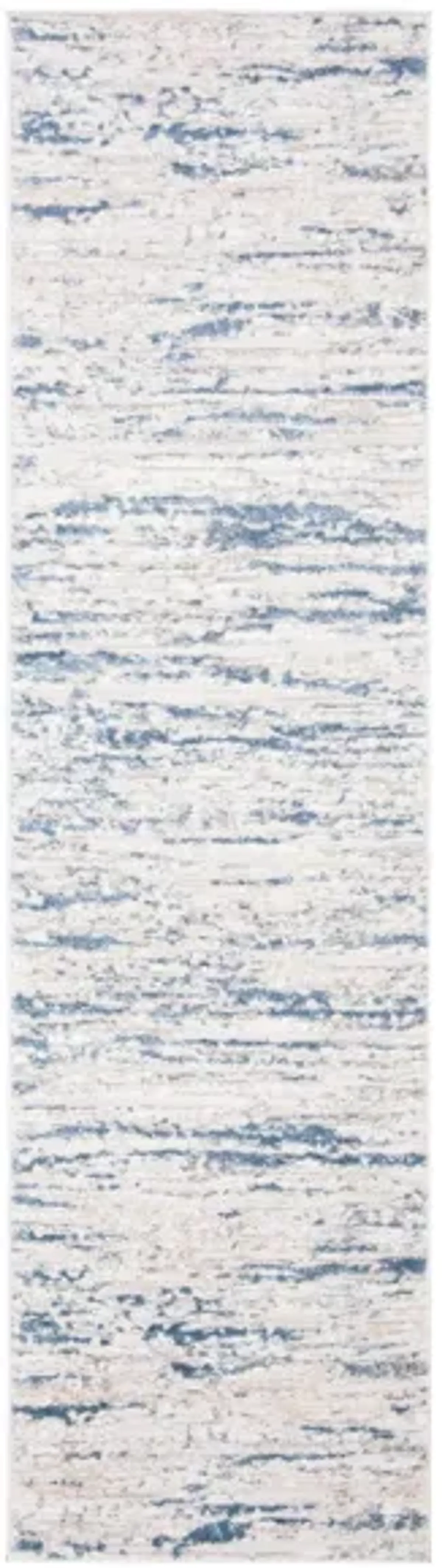 Amelia Runner Rug in Ivory / Blue by Safavieh