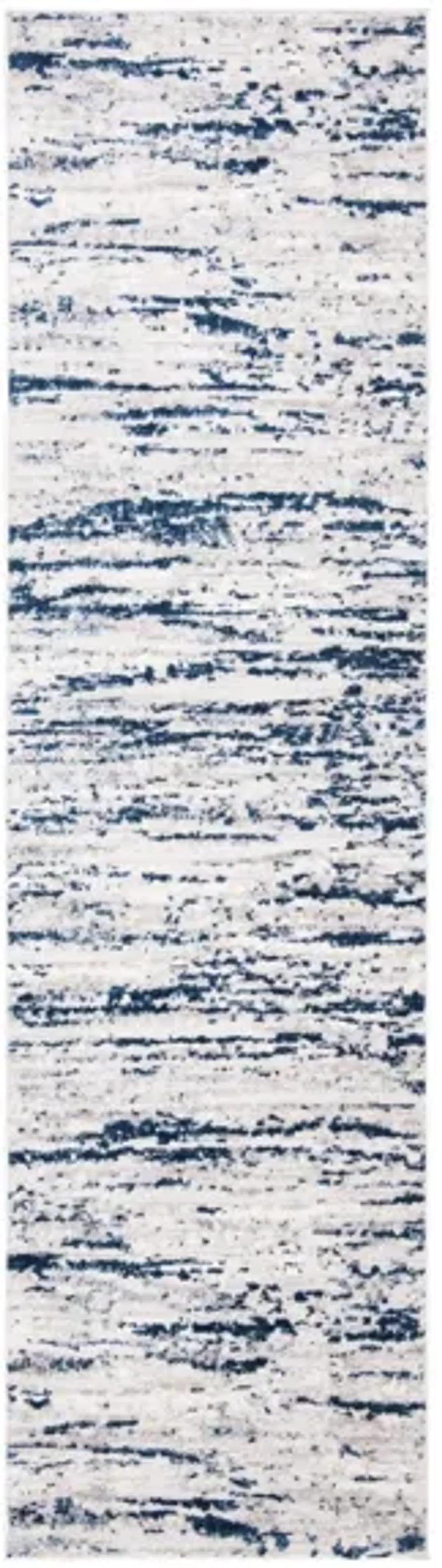 Amelia Runner Rug in Gray / Navy by Safavieh