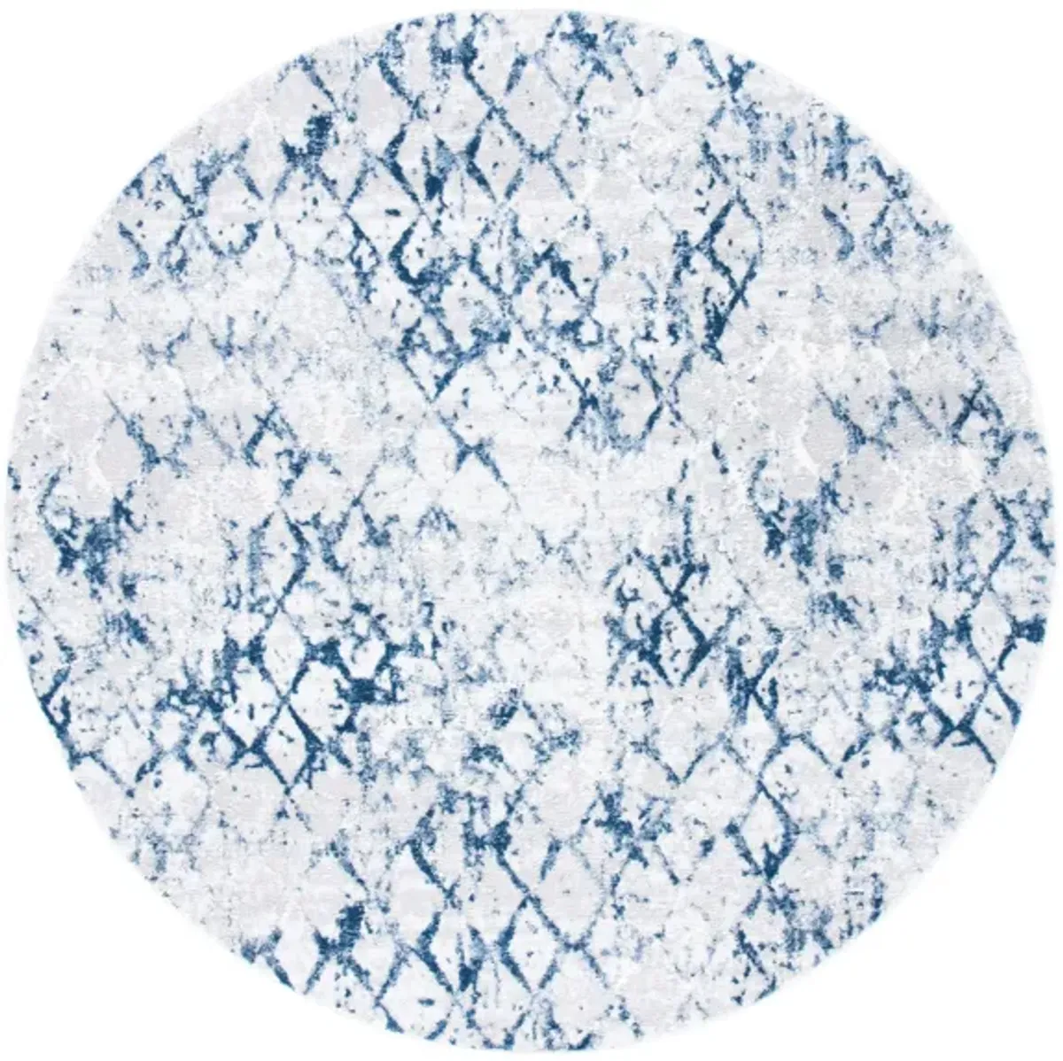 Amelia Area Rug in Gray / Navy by Safavieh