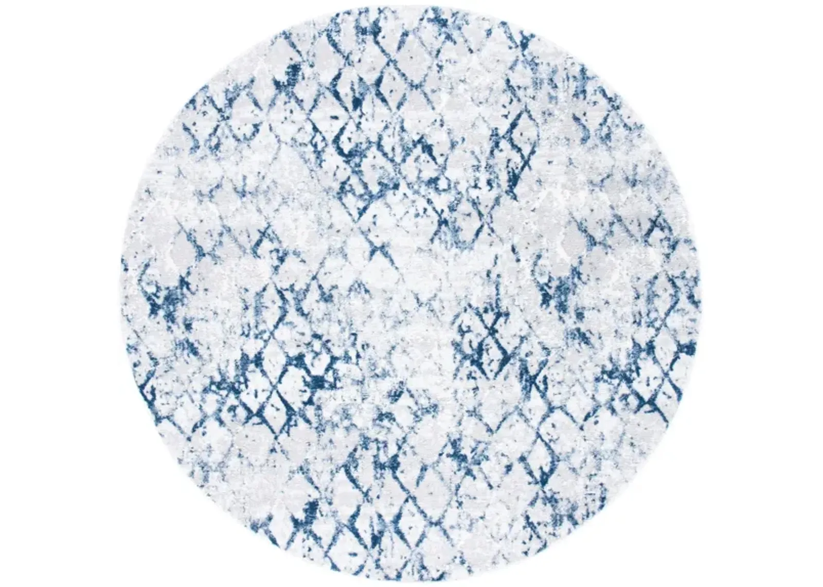 Amelia Area Rug in Gray / Navy by Safavieh