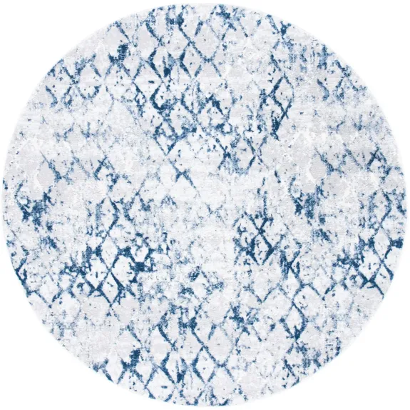 Amelia Area Rug in Gray / Navy by Safavieh