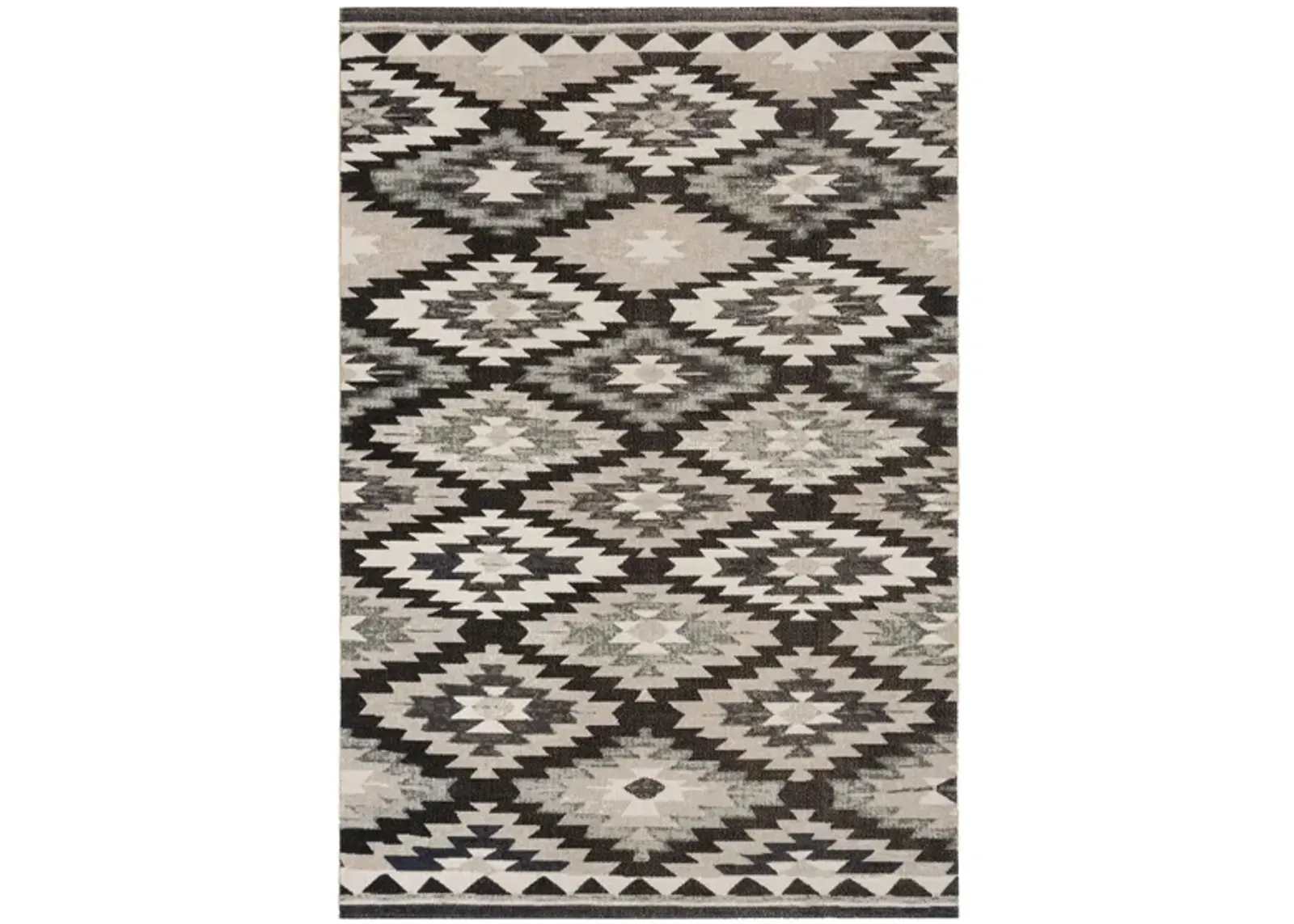 Montage II Area Rug in Gray & Black by Safavieh