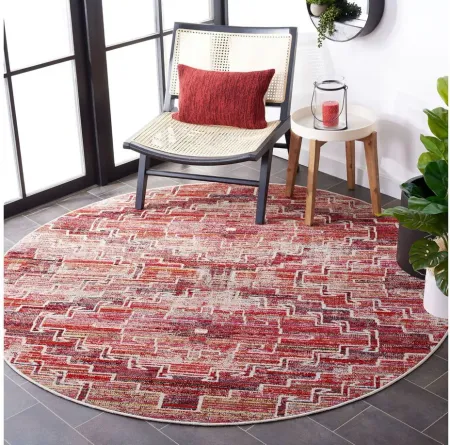 Montage II Area Rug in Rust & Ivory by Safavieh