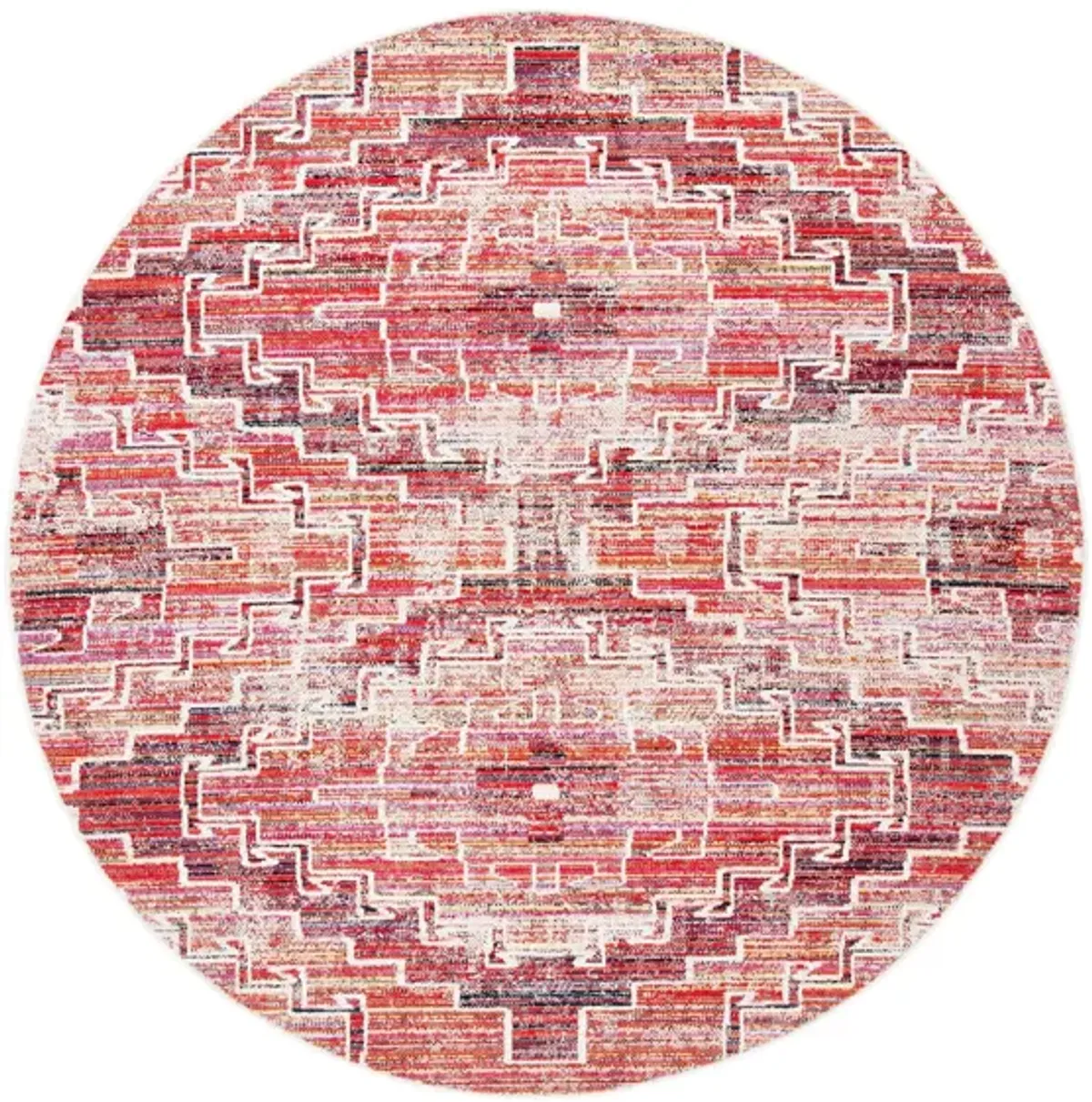 Montage II Area Rug in Rust & Ivory by Safavieh