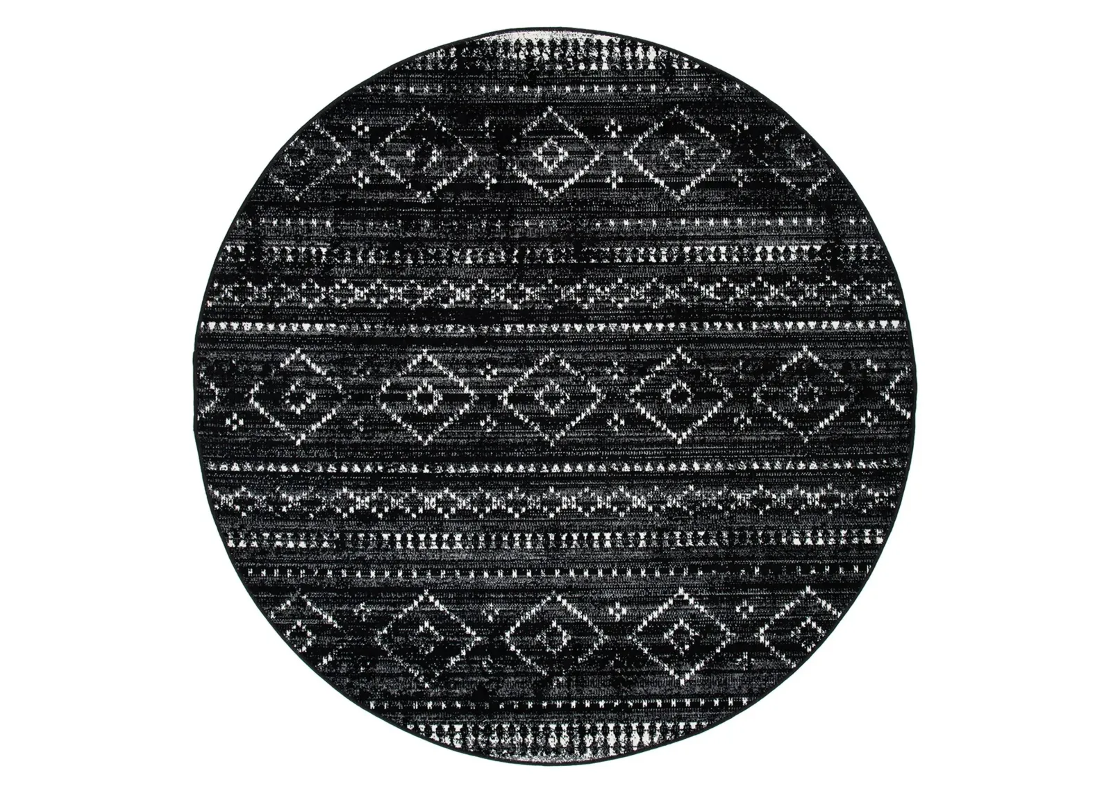 Montage III Area Rug in Gray & Black by Safavieh