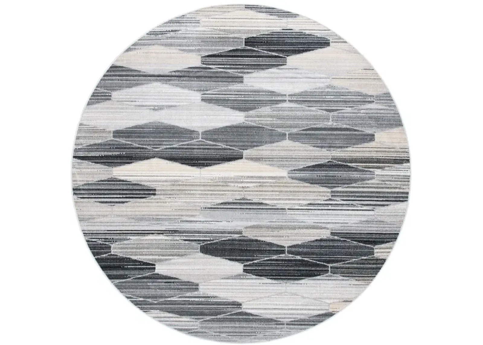 Montage III Area Rug in Gray & Dark Gray by Safavieh