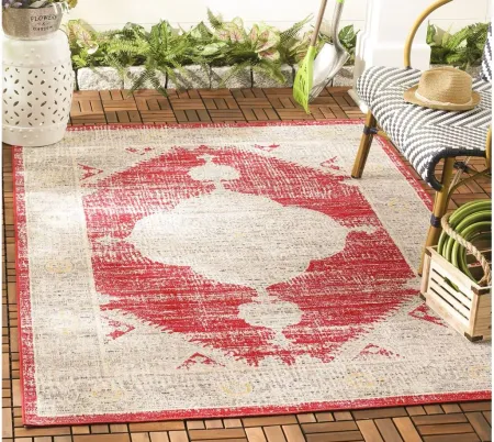 Montage IV Area Rug in Rose & Gray by Safavieh