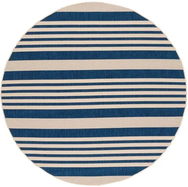 Courtyard Indoor/Outdoor Area Rug Round