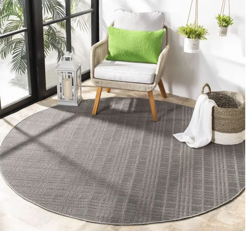 Bermuda Caribbean Indoor/Outdoor Area Rug in Gray by Safavieh