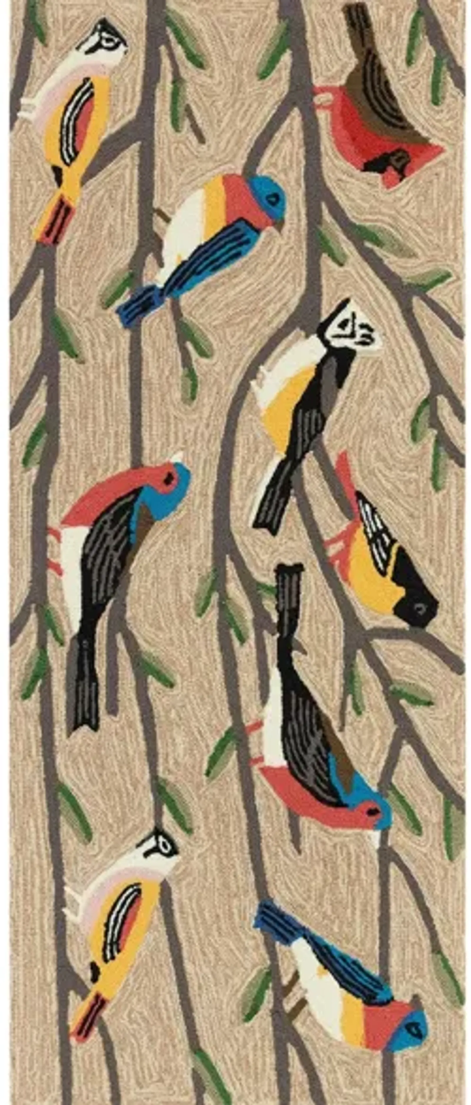 Frontporch Birds Indoor/Outdoor Area Rug