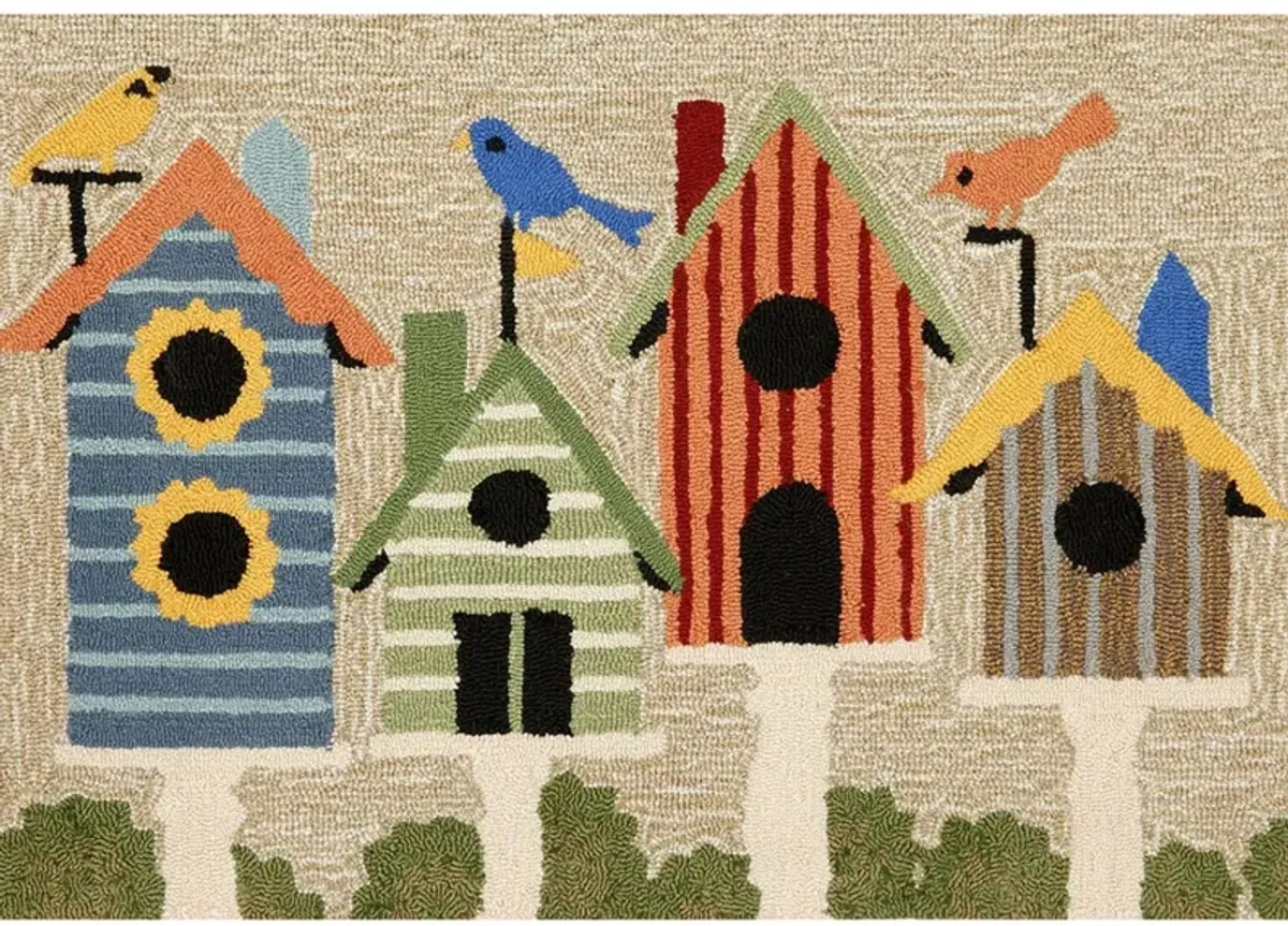 Frontporch Birdhouse Indoor/Outdoor Area Rug