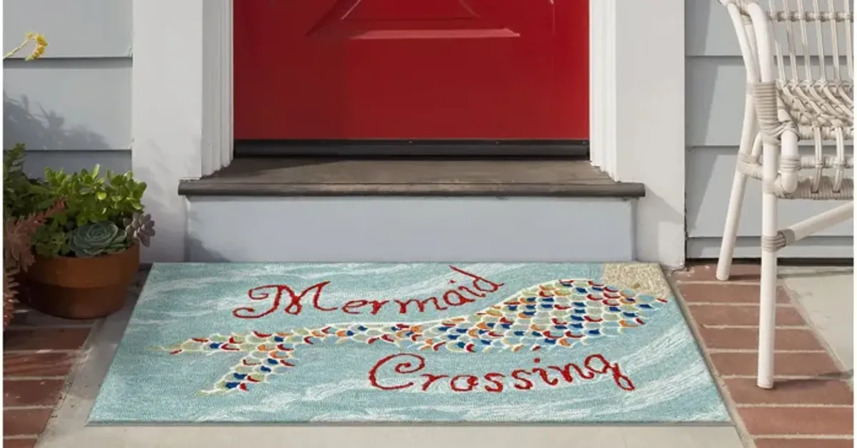 Frontporch Mermaid Indoor/Outdoor Area Rug