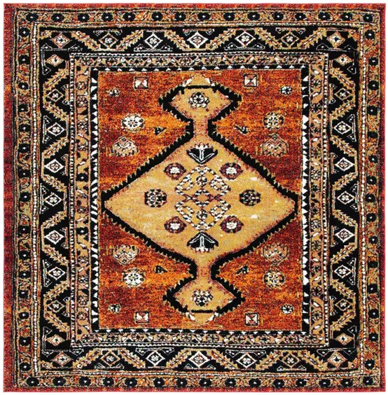 Vintage Hamadan II Area Rug in Rust & Gold by Safavieh