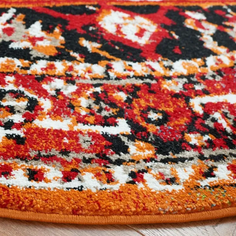 Vintage Hamadan III Area Rug in Red & Orange by Safavieh