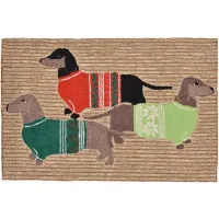 Frontporch Hounds Area Rug in Neutral by Trans-Ocean Import Co Inc
