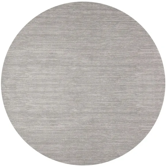 Posey Round Area Rug in Silver by Safavieh