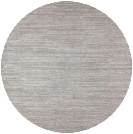 Posey Round Area Rug in Silver by Safavieh