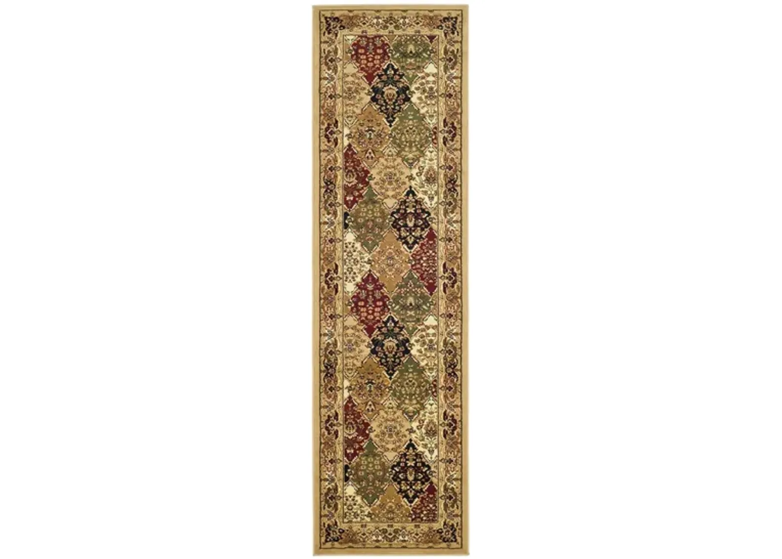 Portsmouth Runner Rug in Multi / Beige by Safavieh