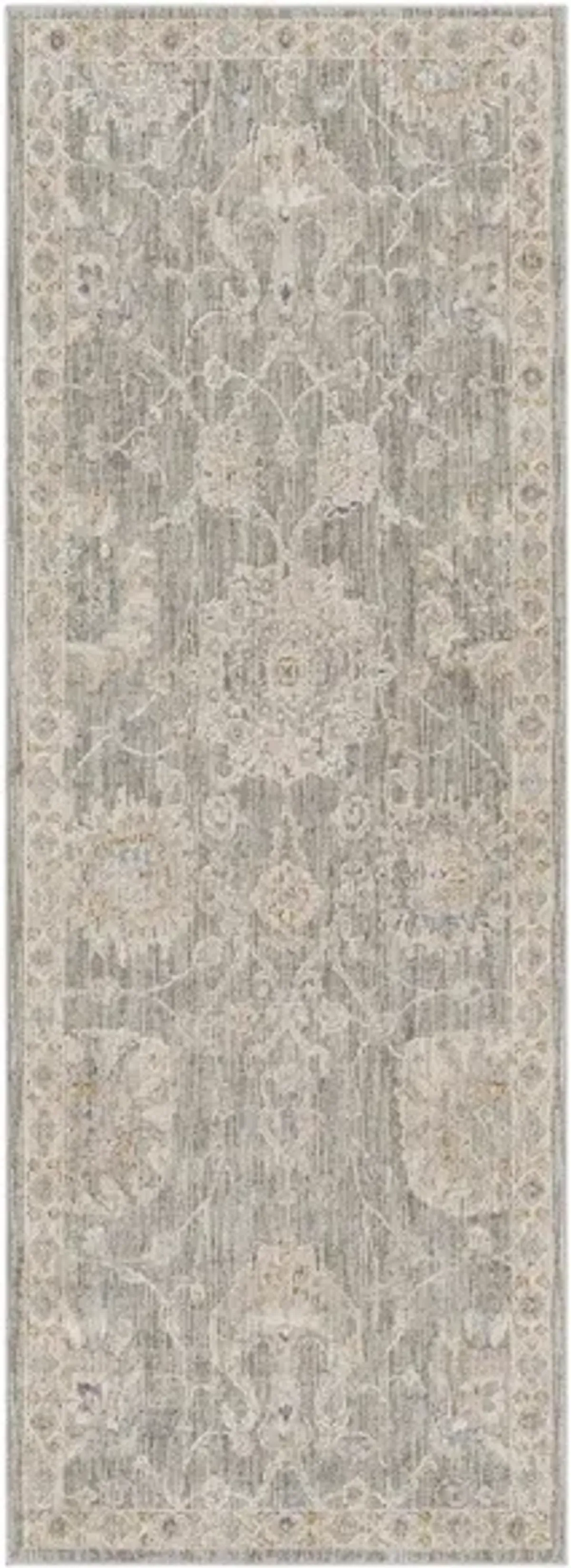 Avant Garde Area Rug in Medium Gray, Charcoal, Light Gray, Beige, Tan, Camel, Denim by Surya